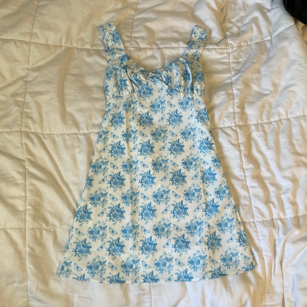 shein floral butterfly dress